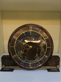 Đồng hồ để bàn Anh Quốc máy tuần dành cho các bác bày cùng sập gụ tủ chè - MS602