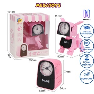 Đồng hồ để bàn - Biến hình chú chó tinh nghịch D622-H074A