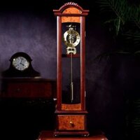 Đồng hồ để bàn Hanshi gỗ nguyên khối BKWOCN-9141