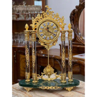 Đồng hồ để bàn mạ vàng 18k cao cấp V2