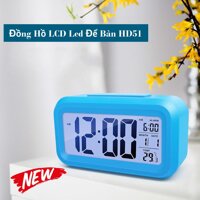 Đồng hồ để bàn mini Tai dong ho bao thuc Đồng Hồ LCD Led Để Bàn HD51 - HL1010 GÒm 4 Chức Năng Xem Giờ Lịch Nhiệt Độ Báo Thức Màn Hình LCD Hiển Thị Rõ Ràng Chất Liệu Nhựa ABS An Toàn