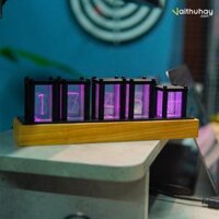 Đồng hồ để bàn RGB LED Clock Rainbow Time
