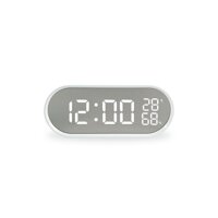 Đồng Hồ Để Bàn Thông Minh ARIZE Bandiz Mirror Digital Desk Clock - Hàng Chính Hãng - White