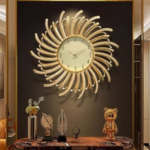 Đồng hồ Decor hình mặt trời đính đá 3518