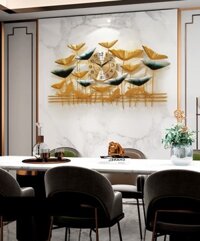 Đồng hồ decor – Mã: TDH-TS02. Kích thước: 1530 x 630mm