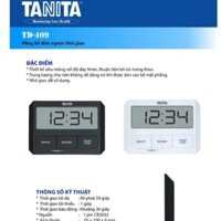 Đồng hồ đếm ngược thời gian hãng Tanita TD-409