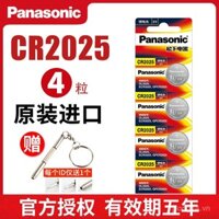Đồng hồ đeo tay Bo mạch chủ 3V pin nút bấm Panasonic CR2025 Lithium điện tử 3V dùng cho xe Mercedes-Benz Volkswagen Golf 7 Chìa khóa điều khiển ô tô 4 viên Casio dw cân tròn bán buôn Pin
