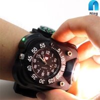 Đồng hồ đeo tay chống nước có đèn LED có thể sạc
