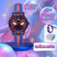 Đồng hồ đeo tay chống nước HODIWA hình spider man người nhện cho bé trai -M9