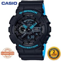 Đồng hồ đeo tay G-SHOCK GA100 Nam thể thao Đồng hồ thạch anh chống nước GA-100B-4A Wanita Pe Unisex đồng hồ thể thao v742