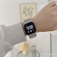 Đồng hồ đeo tay hot nam nữ lịch LED học sinh đơn giản thời trang không gian đồng hồ điện tử trẻ em trung học phổ thông trào lưu phong cách ins