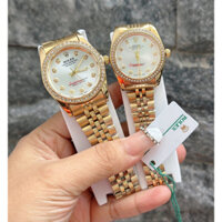 Đồng hồ đeo tay nam nữ, đồng hồ nam nữ Rolex cặp đôi, Kính Saphire