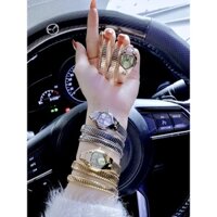 Đồng hồ đeo tay nữ chính hãng, đồng hồ nữ JUST CAVALLI rắn quấn tay mặt 3D siêu cao cấp, sang chảnh, cực kỳ đẳng cấp