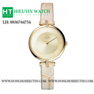 Đồng hồ đeo tay nữ dây da Obaku V168LEGGRX
