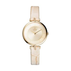 Đồng hồ đeo tay nữ dây da Obaku V168LEGGRX