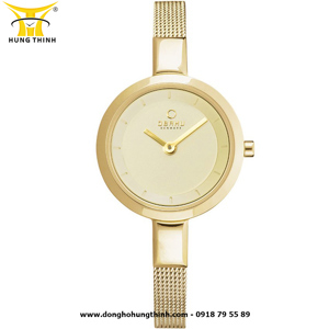 Đồng hồ đeo tay nữ dây kim loại Obaku V129LXGGMG