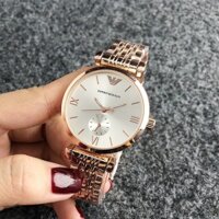 Đồng hồ đeo tay nữ sang trọng cổ điển Armani Đồng hồ thạch anh bằng thép không gỉ