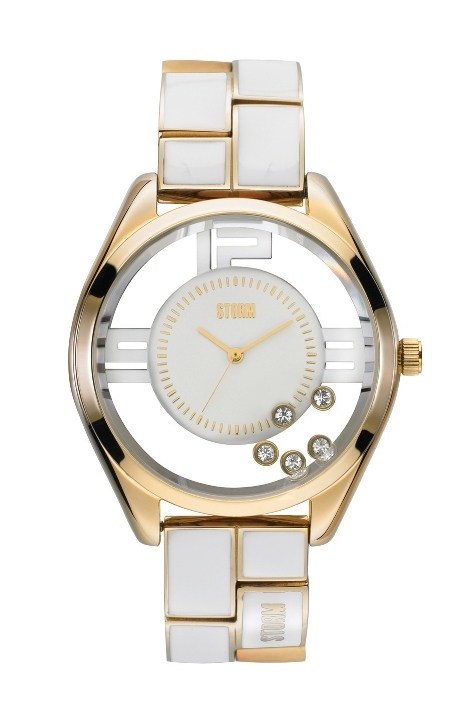 Đồng hồ đeo tay nữ Storm - PIZAZ GOLD WHITE