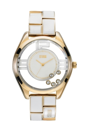 Đồng hồ đeo tay nữ Storm - PIZAZ GOLD WHITE