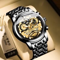 Đồng Hồ Đeo Tay Thạch Anh Dạ Quang Chống Nước Thời Trang Cho Nam