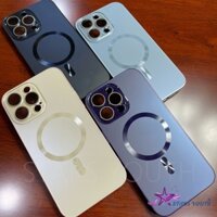 Đồng Hồ Đeo Tay Thiết Kế Mới Cao Cấp Thời Trang Bao Da Điện Thoại Bằng Thép Từ Tính Chống Rơi Cho iphone 11 12 13 14 15 16 pro max 14 plus Ốp