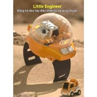 Đồng hồ đeo tay Xe kỹ thuật điều khiển từ xa, Xe hợp kim máy xúc Mini, Xe đồ chơi điện bé trai, Quà tặng sinh nhật ô tô cho trẻ em