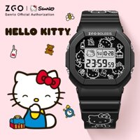 Đồng Hồ Đeo Tay ZGO x Sanrio Hello Kitty Nữ Sinh Viên Thiết Kế Dễ Thương Điện Tử Trung Học Cơ Sở 8611