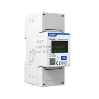 Đồng hồ điẹn 1 Pha 3 pha gắn thanh Ray Chint DDSU666 220/230V 5(80)A, RS485 2P Có kèm chức năng ZeroExport,dùng được cho