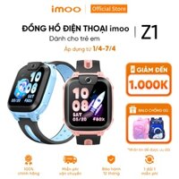 Đồng Hồ Điện Thoại Thông Minh Trẻ Em imoo Z1 | 4G | Định Vị Chính Xác | Gọi Video | Kháng Nước