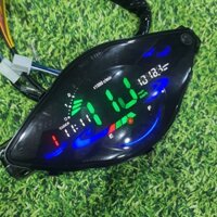 Đồng hồ điện tử 2022 Plus gắn xe Wave RS, Wave Anpha, Wave S100 cực ấn tượng - B2720