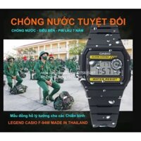 Đồng hồ điện tử CASIO huyền thoại chống thấm nước,dành cho các chú bộ đội , đồng hồ điện tử thể thao đeo tay