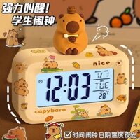 Đồng hồ điện tử để bàn đồng hồ báo thức trẻ em cô gái giá trị cao hiển thị thời gian led kỹ thuật số 2024 đồ trang trí mới