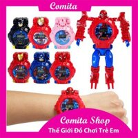 Đồng hồ điện tử đeo tay biến hình robot cho bé trai từ 2-5 tuổi COMITA.