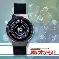 Đồng Hồ Điện Tử Kháng Nước Có Đèn Led Phong Cách Kamen Rider Thiết Kế Sáng Tạo