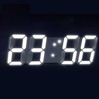 Đồng Hồ Điện Tử LED 3D Để Bàn, Treo Tường Cao Cấp - Báo Thức & Đo Nhiệt Độ