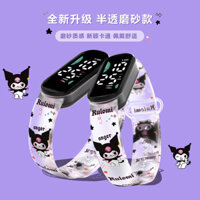 Đồng hồ điện tử LED chống nước in hình hoạt hình xuyên biên giới Cảm ứng sáng tạo Đồng hồ sinh viên chống nước