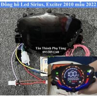 Đồng hồ điện tử Led gắn Sirius, Exciter 2010 như zin mẫu 2022 TanthanhPT