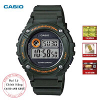 Đồng hồ điện tử nam Casio W-216H-3BVDF dây nhựa