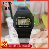 Đồng hồ điện tử nam nữ SK huyền thoại F-94WA-9DG dây cao su đen chống nước chính hãng Tony Watch 68