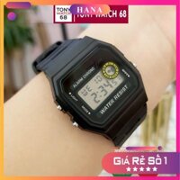 Đồng hồ điện tử nam nữ SL huyền thoại F-94WA-9DG dây cao su đen chống nước chính hãng Tony Watch 68