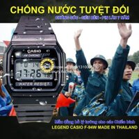 Đồng Hồ Điện Tử Nam/Nữ Casio F-94W.,. Chống Nước Tuyệt Đối, Pin Lâu 7 Năm..,,.