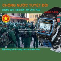 Đồng Hồ Điện Tử Nam/Nữ Casio F-91W,,, Chống Nước Tuyệt Đối, Pin Lâu 7 Năm,,,