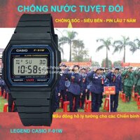 Đồng Hồ Điện Tử Nam/Nữ Casio F-91W.,. Chống Nước Tuyệt Đối, Pin Lâu 7 Năm..,,.
