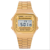 Đồng Hồ Điện Tử Nam/nữ Kim Loại Casio A168wg-9wdf Gold