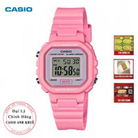 Đồng hồ điện tử nữ Casio LA-20WH-4A1DF dây nhựa