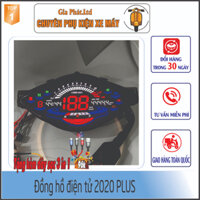 Đồng hồ điện tử PLus gắn xe Wave RS /A100/S100 đời 2006 đến 2016 Mẫu mới nhất - 2720 - [Tặng kèm cáp sạc]