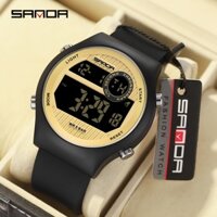 Đồng hồ điện tử SANDA SD9013-2 dạ quang bơi lội đa năng đơn giản thời trang thoải mái cho nam