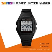 Đồng hồ điện tử thể thao Skmei bán chạy đa chức năng đồng hồ vuông nam sinh viên
