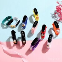 Đồng hồ điện tử trẻ em Đồng hồ đeo tay chống nước búp bê đáng yêu Hoạt hình led dạ quang Đồng hồ nam sinh nữ sinh ll