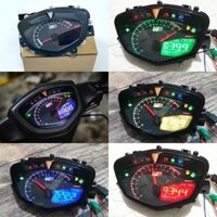 Đồng Hồ điện tử UMA RACCING gắn như zin cho SIRIUS, EX2010_Đèn Led 7 màu